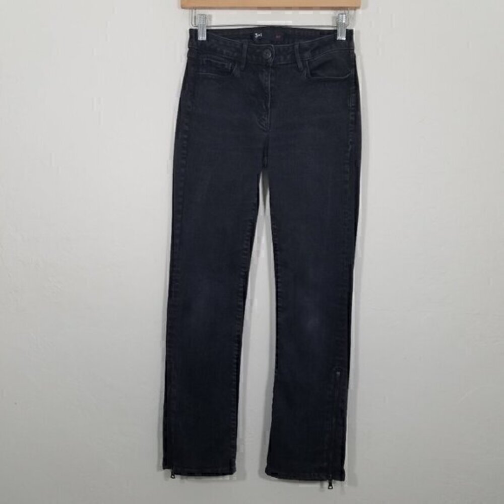3x1 Jeans Black Super Stretch Size 24